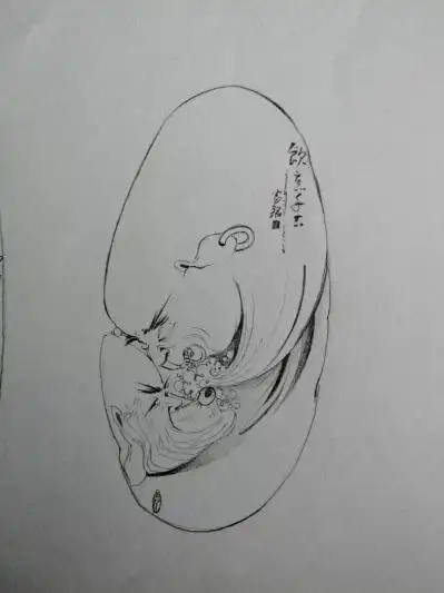 玉雕大师带有灵魂的玉雕手稿来了