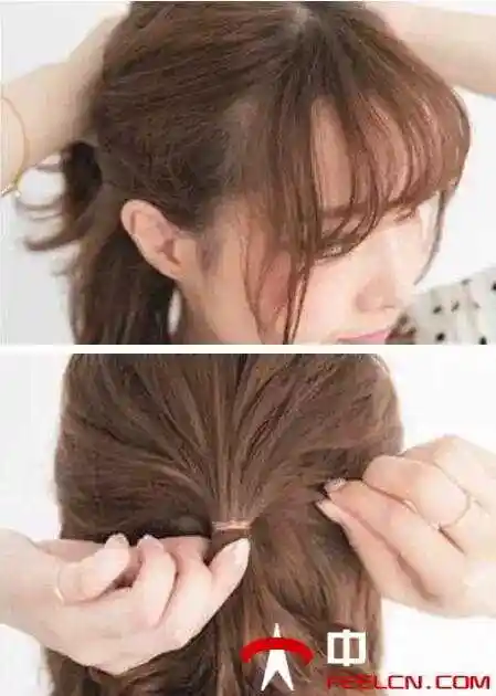 中长发发型扎法扎个公主头圆你童话梦