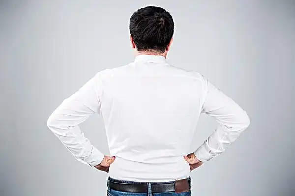 t,年轻,恤,男子,白色,背部,身穿