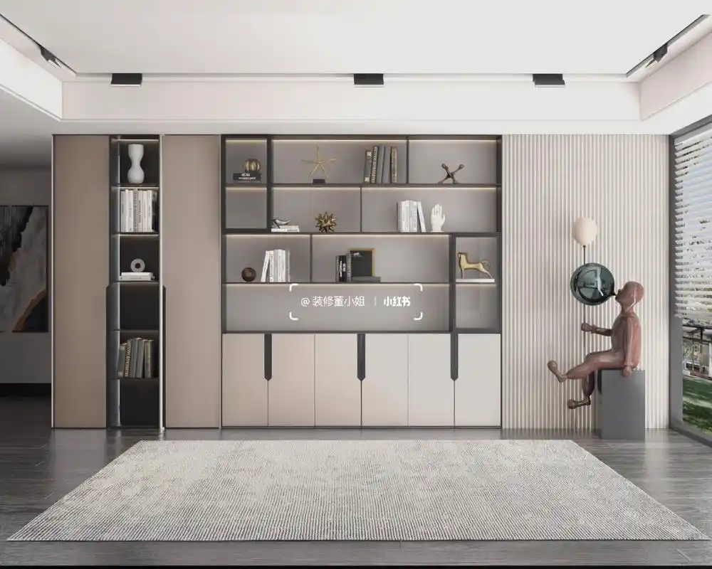 全屋定制 | 极具质感的贝加尔灰定制柜94 78极简风,全屋定制