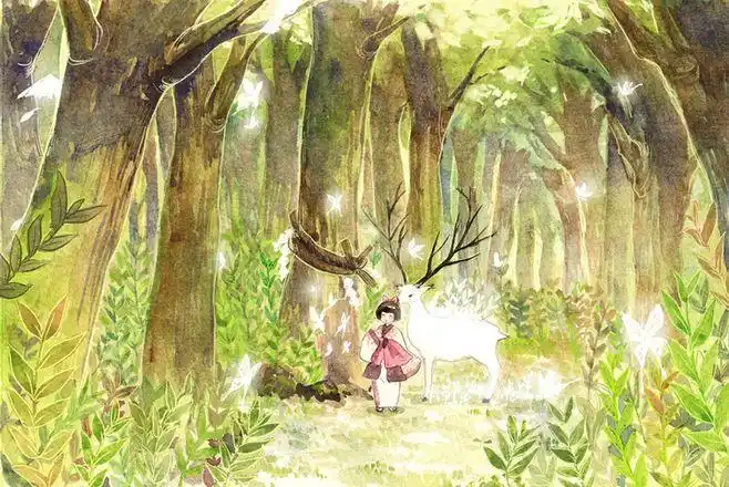 鱼丸0001 的涂鸦王国作品《森林》 - 涂鸦王国 #采集大赛