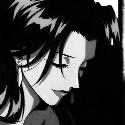 冷艳的动漫女头霸气十足2022 暗黑系黑白高冷御姐动漫女头_动漫头像