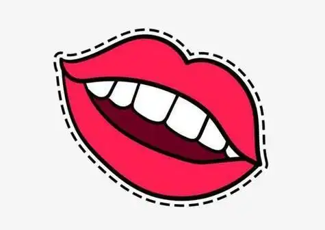 卡通嘴巴简笔画人物