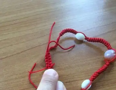 手绳结尾打结方法图解将线头烧一烧防止脱线材料线