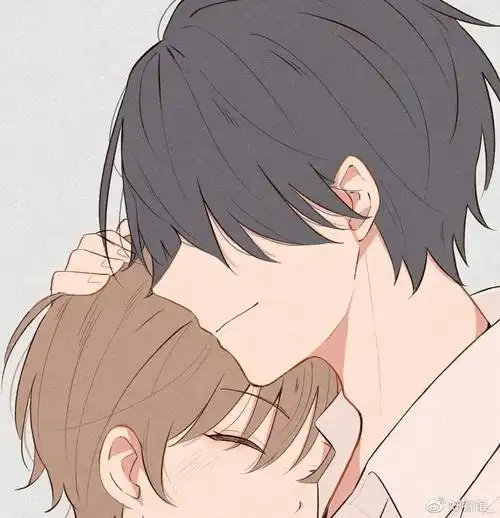 男生基友头像男生死党头像一左一右两个男孩子用的情头基友头像