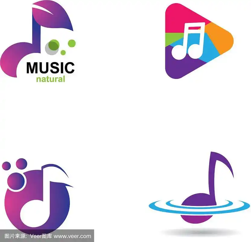 音乐标志创意图标