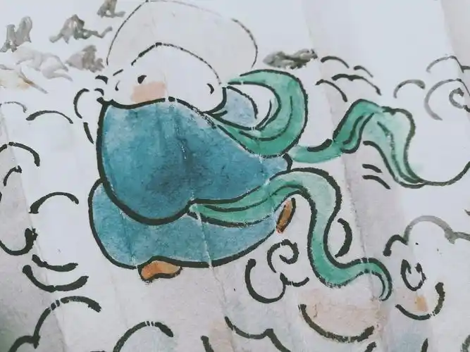 筋斗云|插画|艺术插画|柏树子 - 原创作品 - 站酷 (zcool)