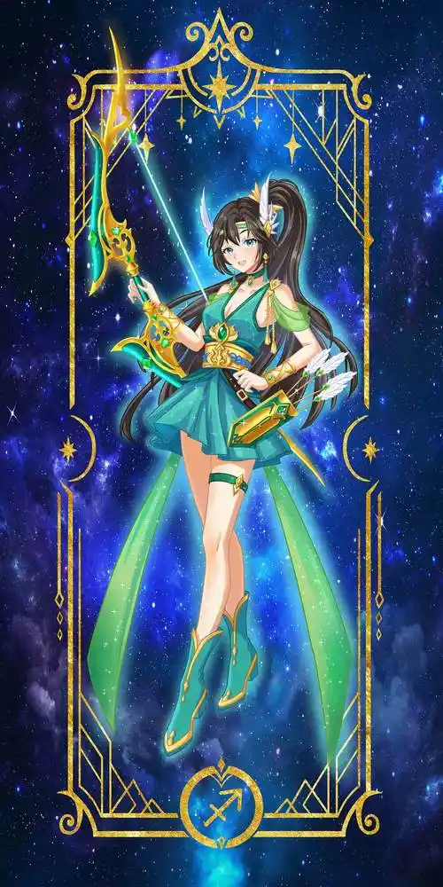 12星座宫女神插画