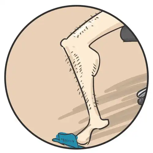 手绘习作【腿毛】销售打电话 吃泡面