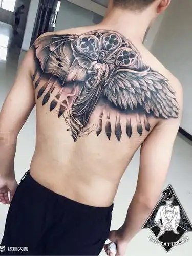 冥王哈迪斯_纹身图案手稿图片_胡永康的纹身作品集