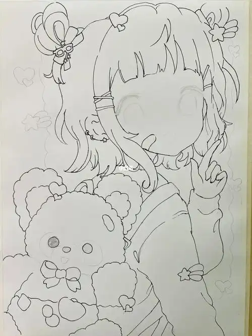 动漫可爱小女孩