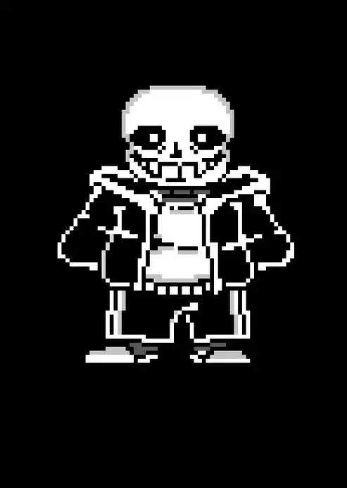 像素画 #新手  #sans #ut #undertale - 抖音