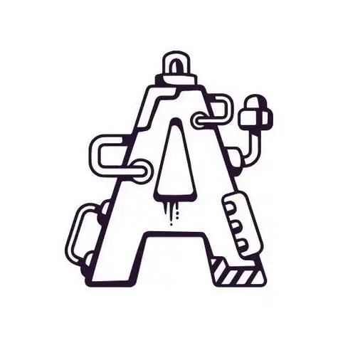 立体字母a简笔画