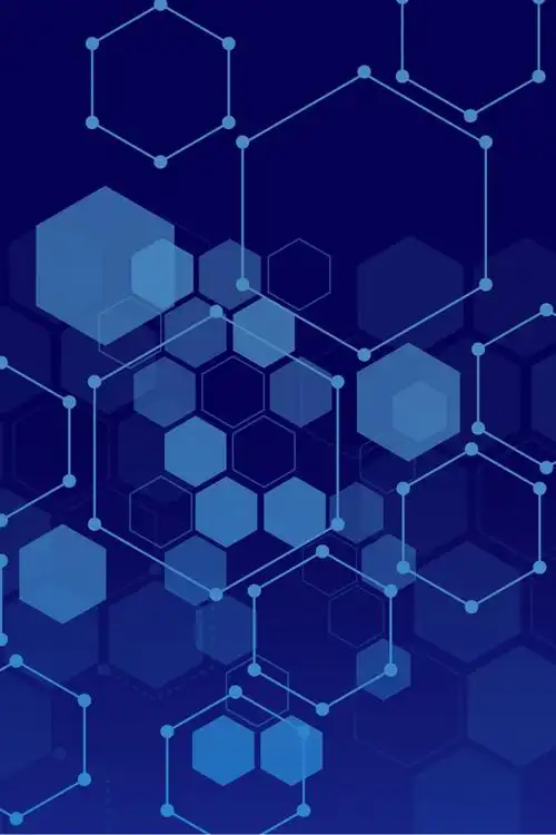 酷炫 几何图案 科技 平面广告