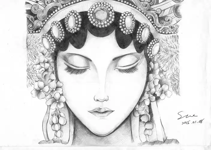 京剧花旦天津|设计爱好者lsw198921329|1|1161原创作品/插画/创作习作