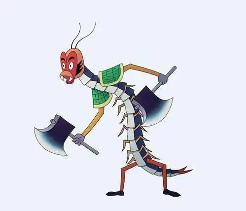 葫芦娃里蝎子精简笔画