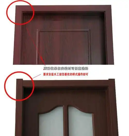 门套是45度拼接还是直角好?工人表示,敢这样装的才是真手艺