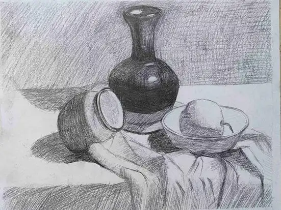 素描五级优秀作品