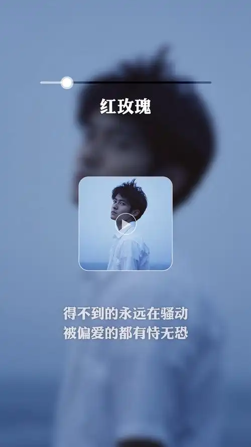 动了情的歌曲歌词文字图片