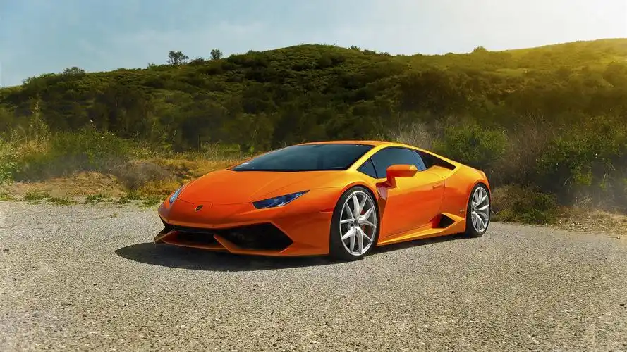 兰博基尼lp640-4乌拉坎钻石版,橙色超级跑车 壁纸 - 1600x900