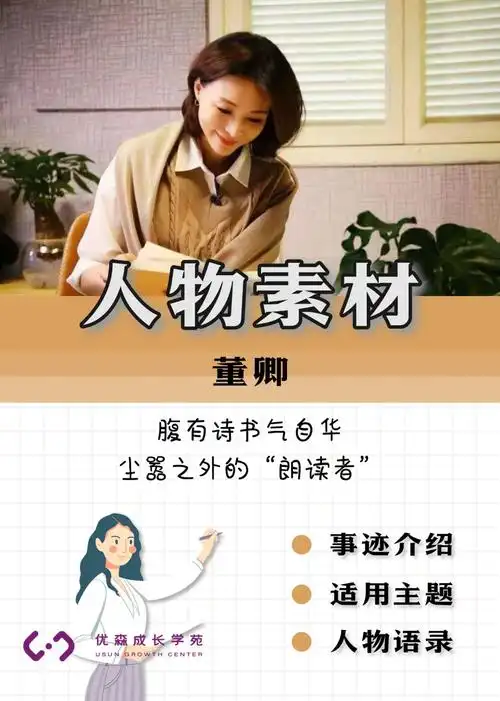 人物素材分享董卿