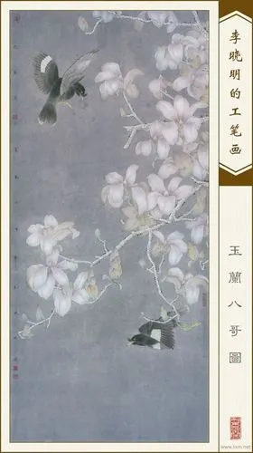 李晓明工笔花鸟画 - 冷月无声 - 冷月无声