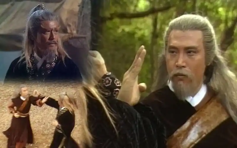 83射雕英雄传,黄老邪正在对付天罡北斗阵,不料被欧阳锋偷袭成功_哔哩