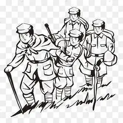 革命人物简笔画 第8页战士怎么画红军战士简笔画步骤怎么画红军革命