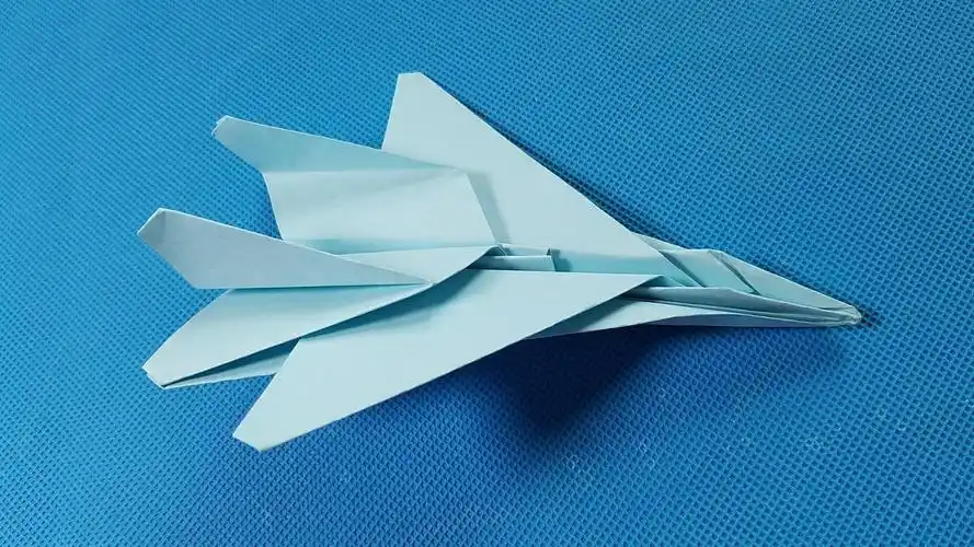 折纸王子教你折纸f15战斗机 折纸飞机9分钟学会 讲解详细 简单易学