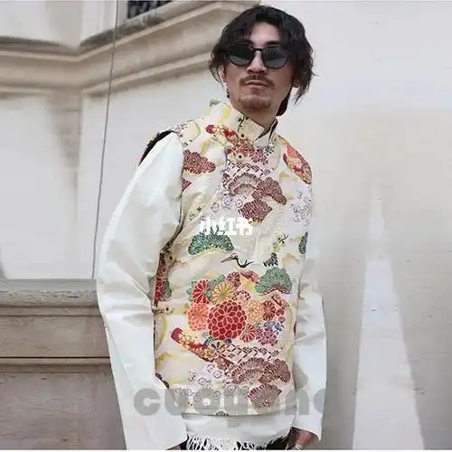 传统藏服男士马甲