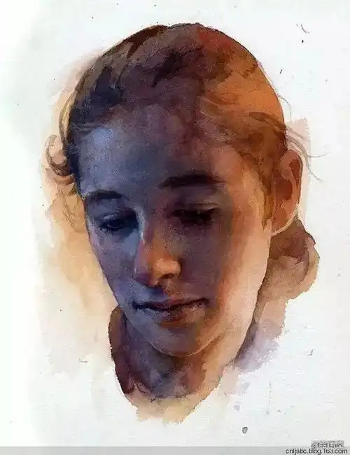 stan·miller,美国画家,水彩肖像,水彩人物,美国艺术家stan.