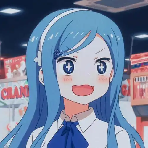 蓝色系动漫头像