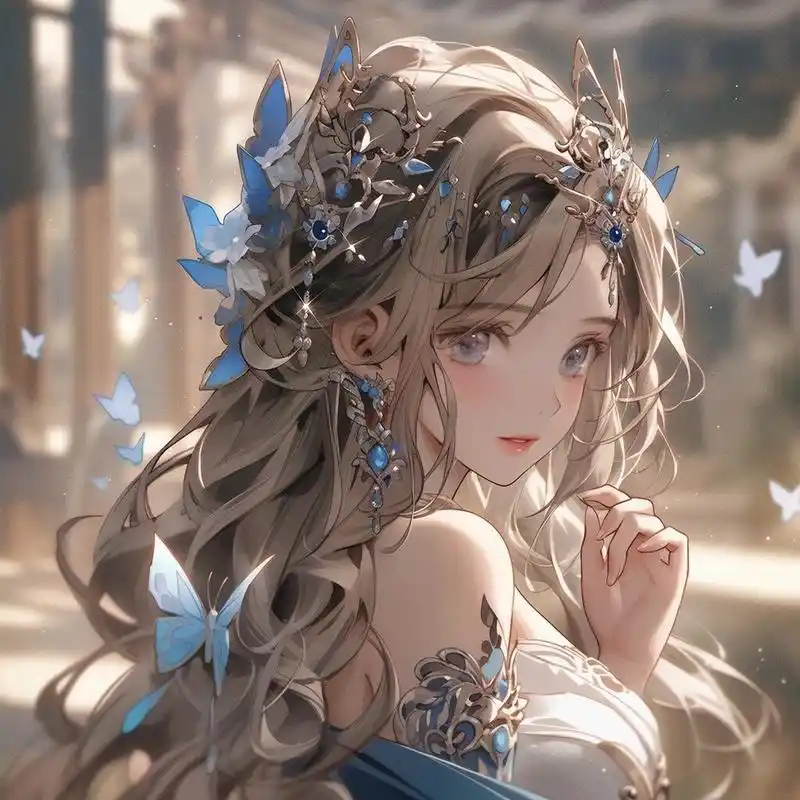 头像系列2丨漂亮的二次元仙女93 生活如此美好,忧伤总会逃掉,既然