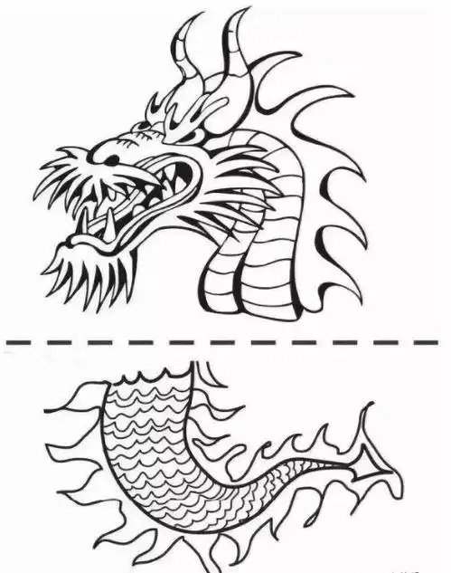 中国龙简笔画中国龙简笔画霸气