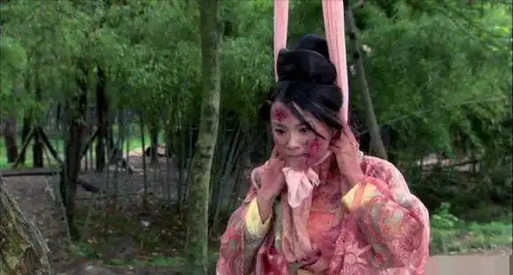 古装剧中上吊自杀的10位女子,杨幂好压抑,闫妮最喜感,吴倩最美