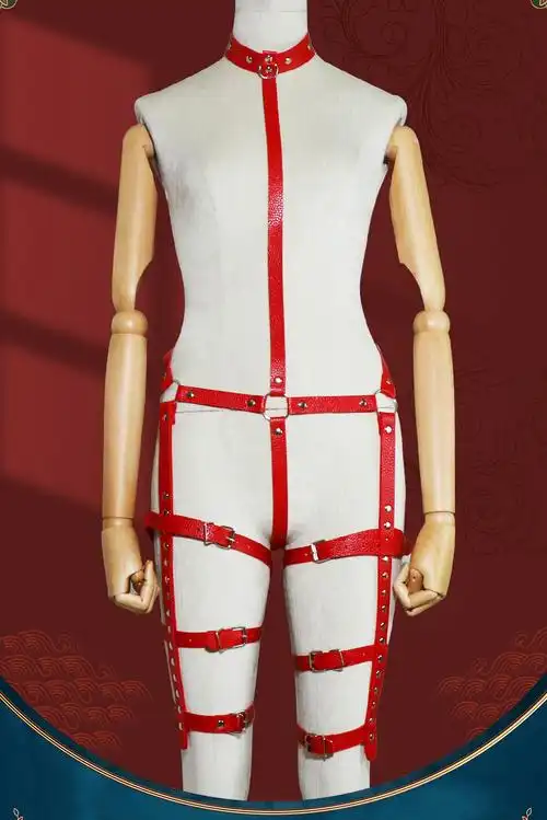 久爱sm 连体束缚衣n款黑色女用穿戴情趣道具成人用品玩具 sm-连体束缚