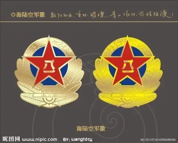 中国海陆空军卡通画简笔画