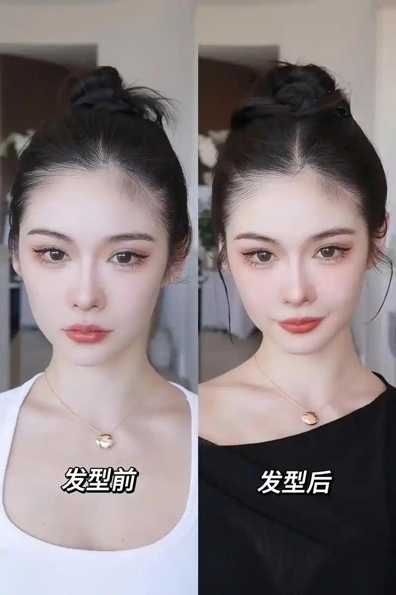 中分丸子新扎法技巧.公主们,过年发型都选好了吗,简单的一款发 - 抖音