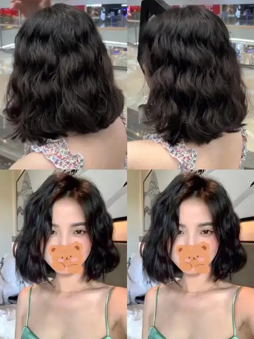 娃娃脸圆脸一定要烫的法式烫减龄精致