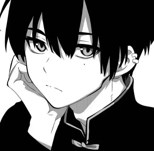 黑白头像动漫头像男生头像