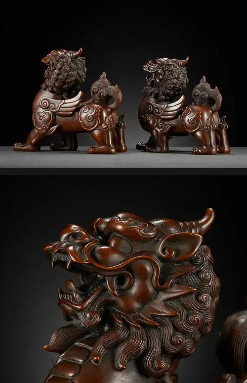 徐红军作品紫铜摆件天禄全铜摆件家居饰品工艺品新年元旦节过年礼物