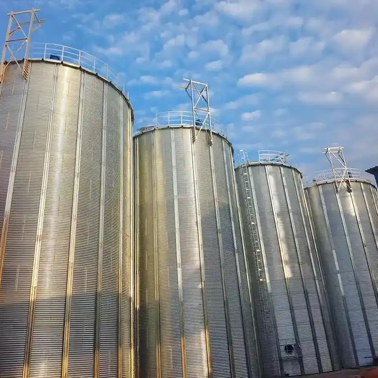 红河200吨玉米储粮仓丰德鑫正生产基地设计出图 #镀锌储粮仓 - 抖音