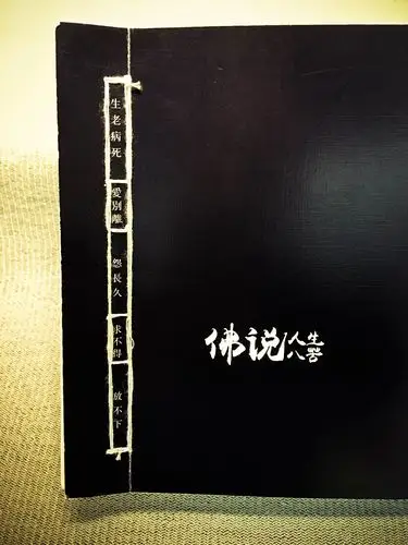 《佛说人生八苦》概念书籍设计