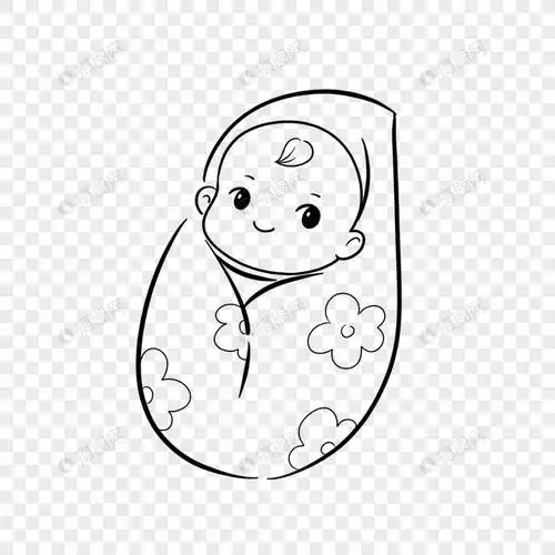 婴儿简笔画