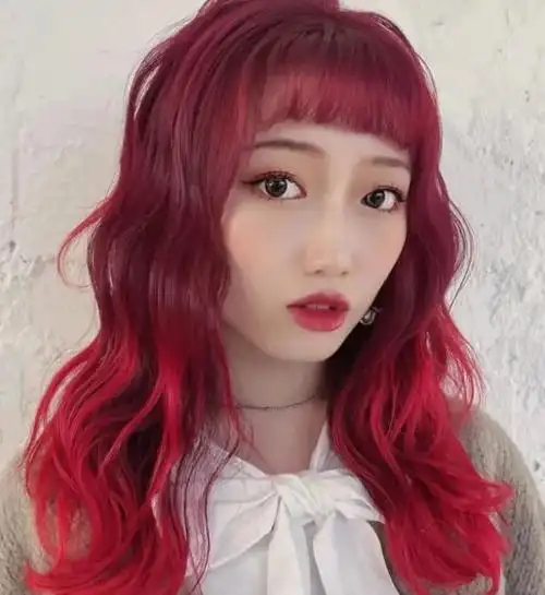 什么红色染发好看 高级显白红色发色推荐_染发发型 - 美发站