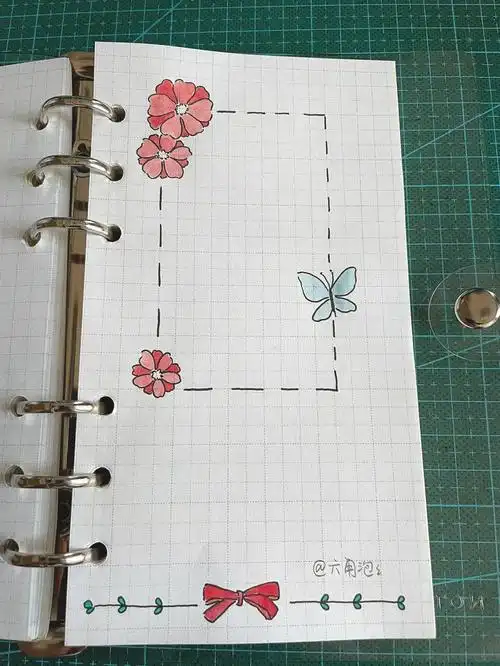 手帐边框一看就会的简单边框