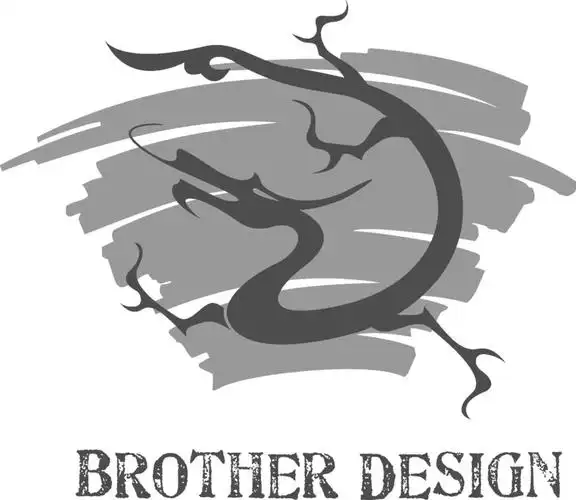 龙形个性logo元素设计矢量平面广告素材免费下载(图片编号:7878356)