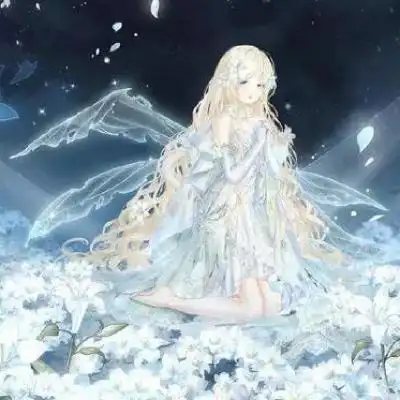 天使头像天使头像带翅膀卡通女生图片