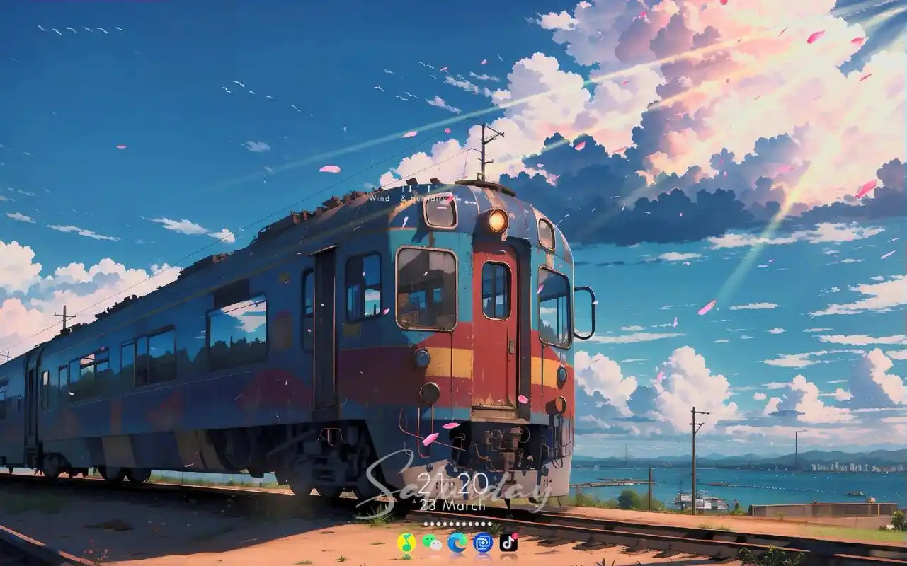 wallpaper #治愈系 #电脑桌面  1.anime - 抖音