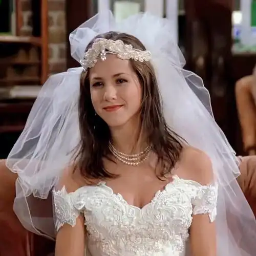 老友记瑞秋婚纱登场